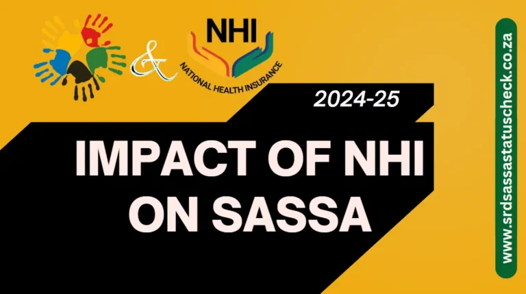 Impact of The NHI Bill on SASSA Grants